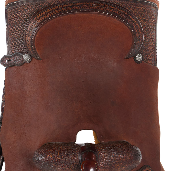 Martin Saddlery 16in 1/4 Breed Basket Performance Saddle