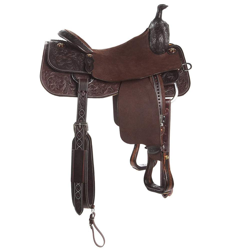 Martin Saddlery Chocolate 1/2 Breed Desert Flower Performance Saddle