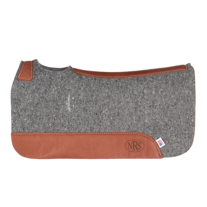 NRS 100% Pressed Wool Contoured Barrel Saddle Pad
