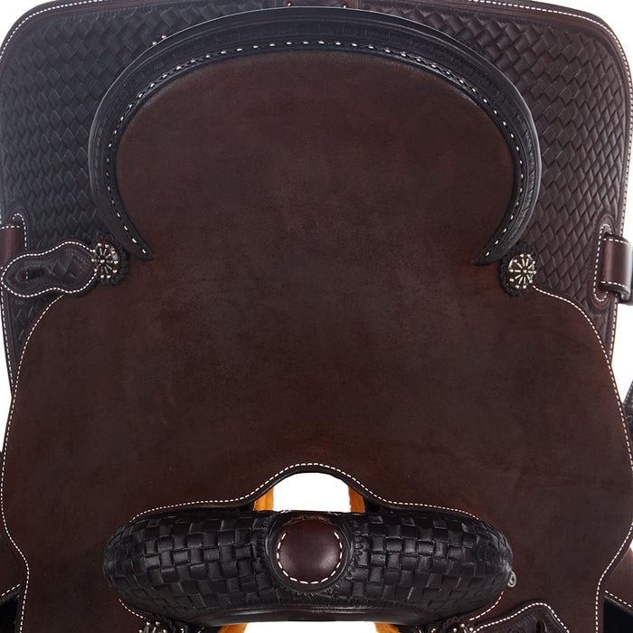 Martin Saddlery Chocolate 1/2 Breed Coarse Weave All Around Saddle