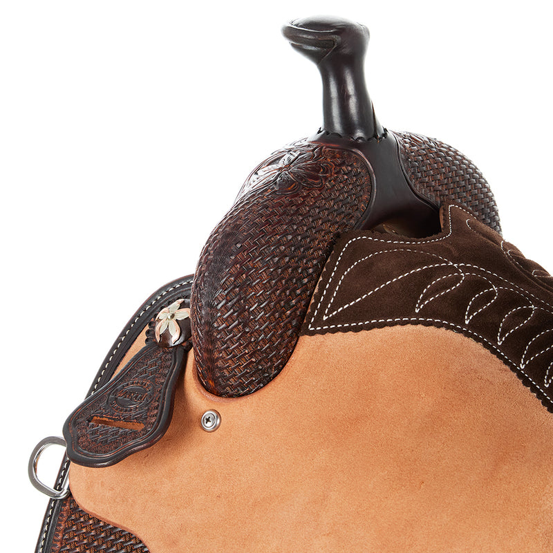 Martin Saddlery 1/2 Breed Desert Flower/Mini Basket All Around Saddle