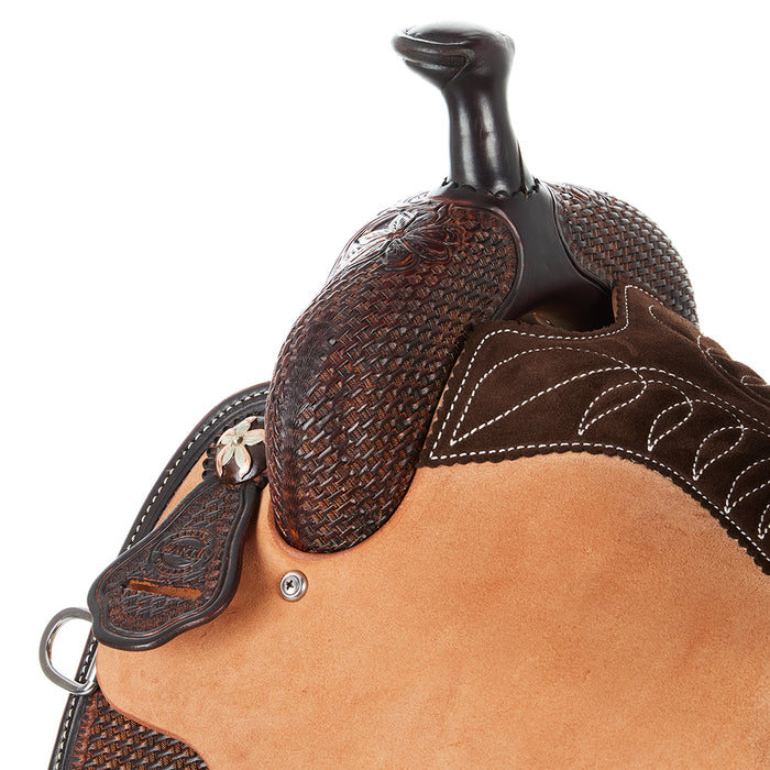 Martin Saddlery 1/2 Breed Desert Flower/Mini Basket All Around Saddle
