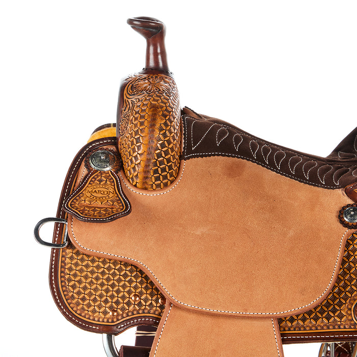 Martin Saddlery 1/2 Breed Wyoming Flower/Waffle All Around Saddle
