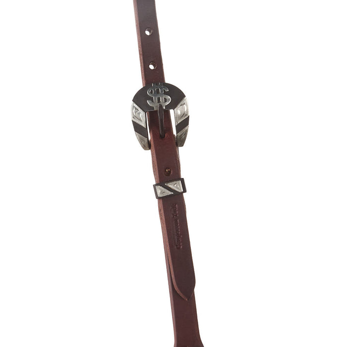 Cowperson Tack 5/8in Slot Ear Headstall with Cash Money Buckle
