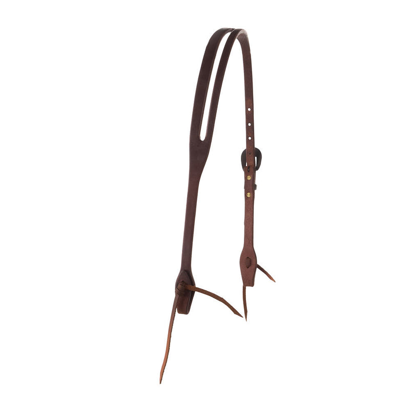Cowperson Tack 5/8in Slot Ear Headstall with Cash Money Buckle