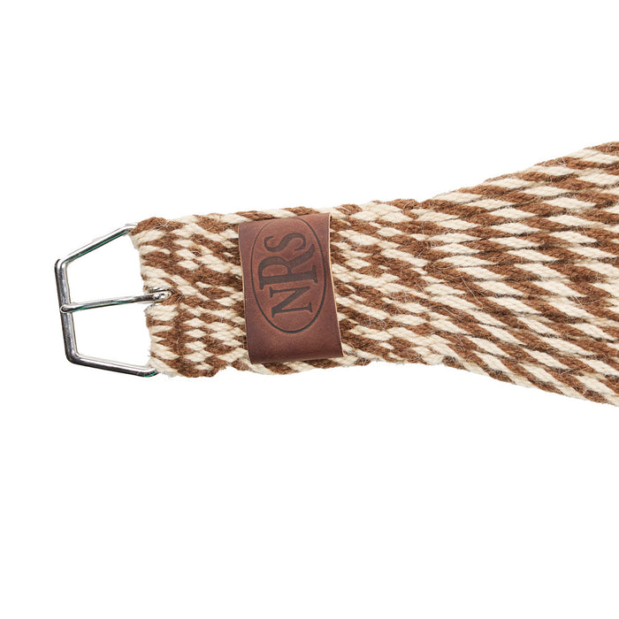 NRS 100% Mohair Roper Cinch with Leather Center
