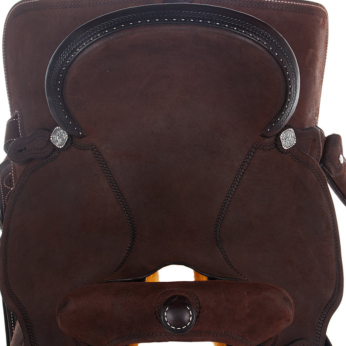 Martin Saddlery Chocolate Roughout Stingray Barrel Saddle