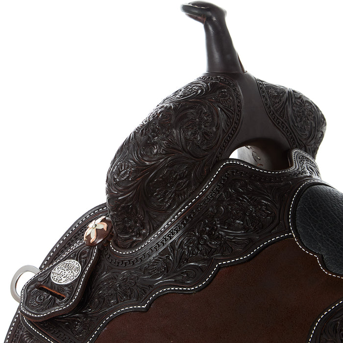 Martin Saddlery Chocolate Alpine Tooled Roughout Stingray