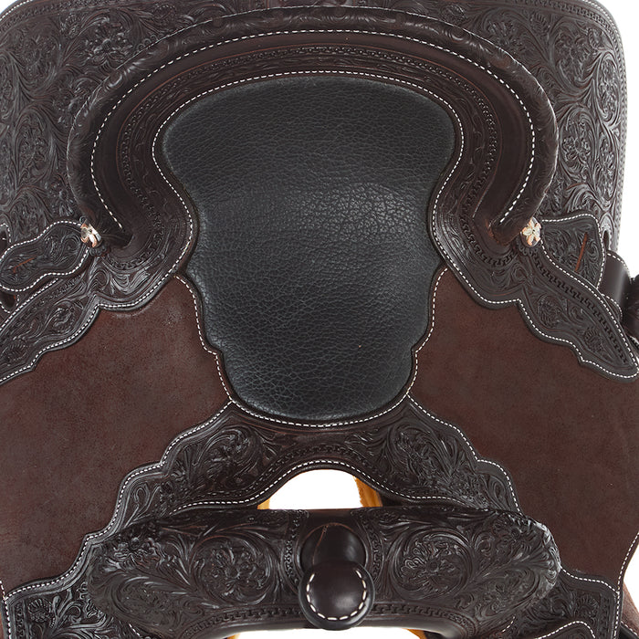 Martin Saddlery Chocolate Alpine Tooled Roughout Stingray