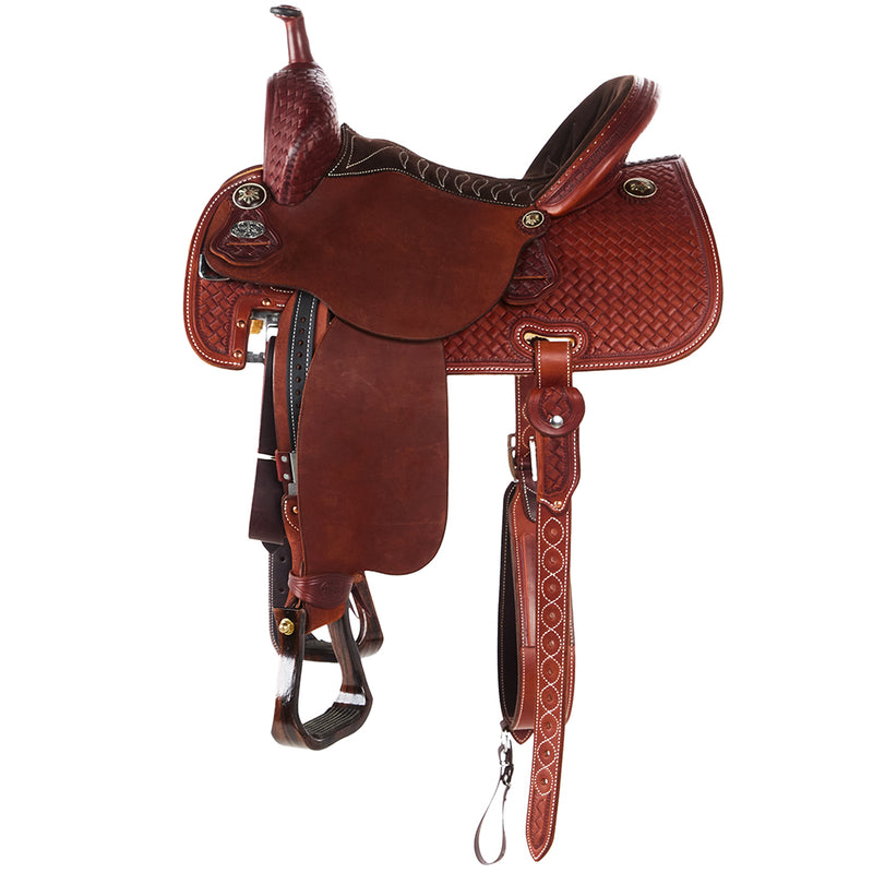 Martin Saddlery Chestnut 1/2 Breed Course Weave 14.5in Stingray