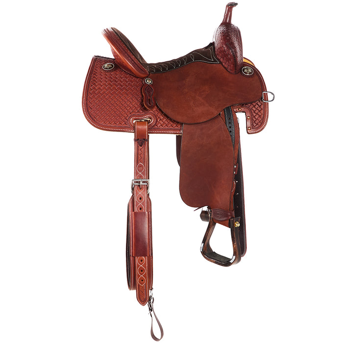 Martin Saddlery Chestnut 1/2 Breed Course Weave 14.5in Stingray