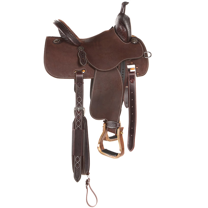 Martin Saddlery 1/8 Tool Basket Chocolate Stingray Barrel Saddle