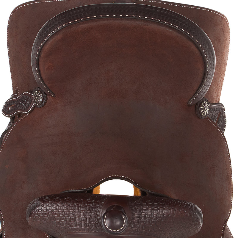 Martin Saddlery 1/8 Tool Basket Chocolate Stingray Barrel Saddle