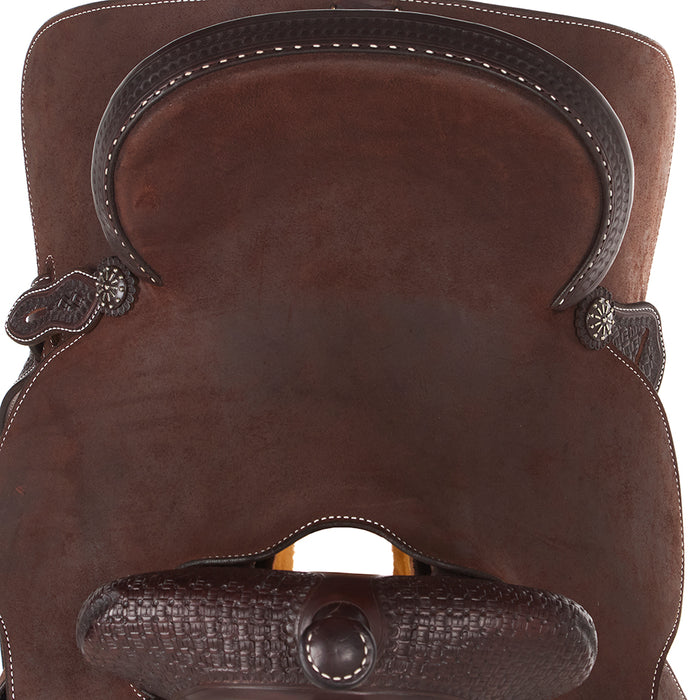 Martin Saddlery 1/8 Tool Basket Chocolate Stingray Barrel Saddle
