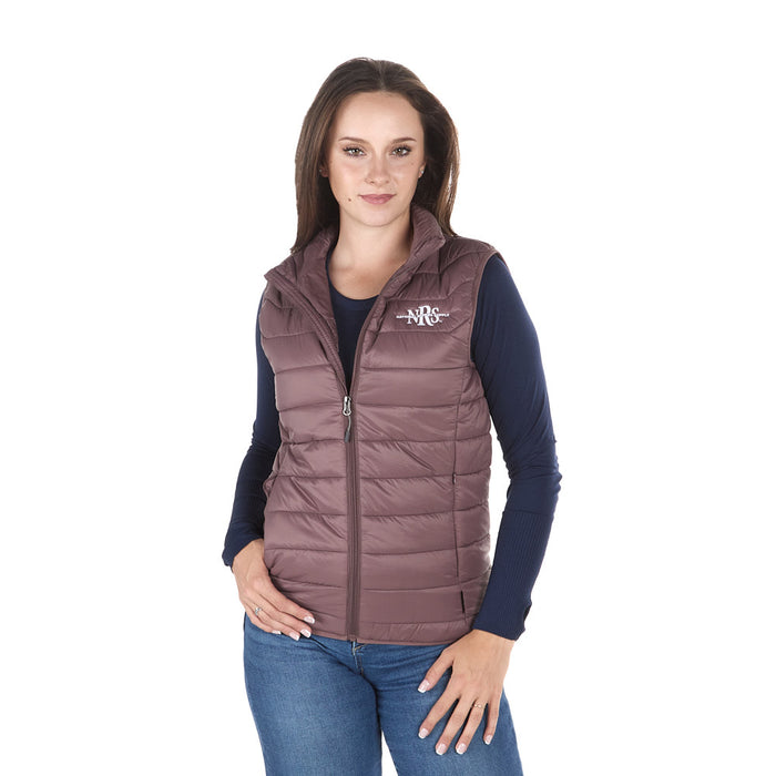 NRS Texas Rose Taupe Puffer Vest