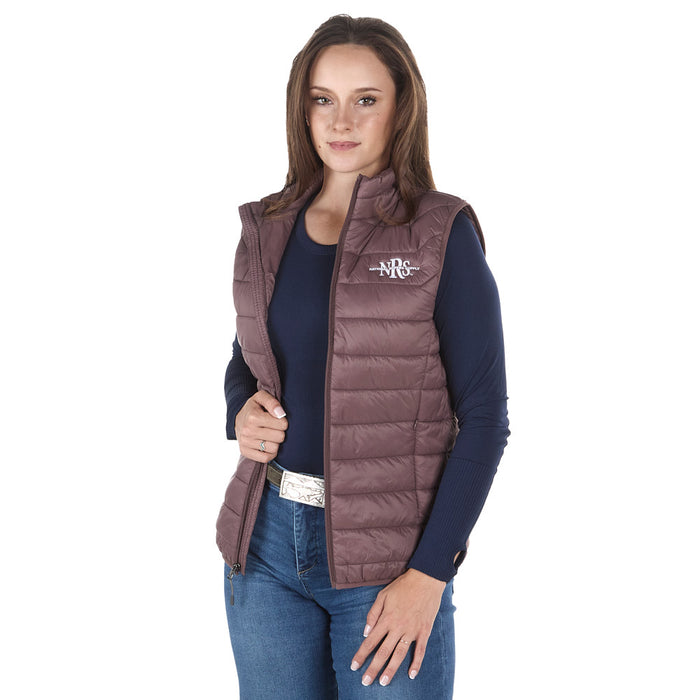 NRS Texas Rose Taupe Puffer Vest