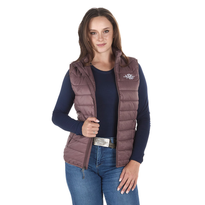 NRS Texas Rose Taupe Puffer Vest