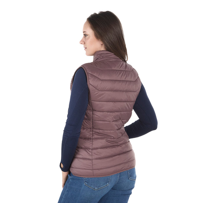 NRS Texas Rose Taupe Puffer Vest