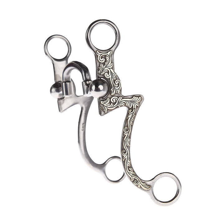NRS Silver Seven Slow Twist Port Man Shank Bit