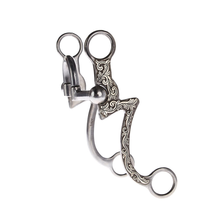 NRS Silver Seven Smooth Correctional Port Shank Bit