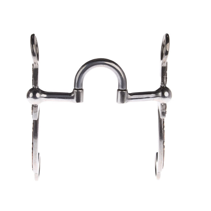 NRS Silver Seven Smooth Correctional Port Shank Bit