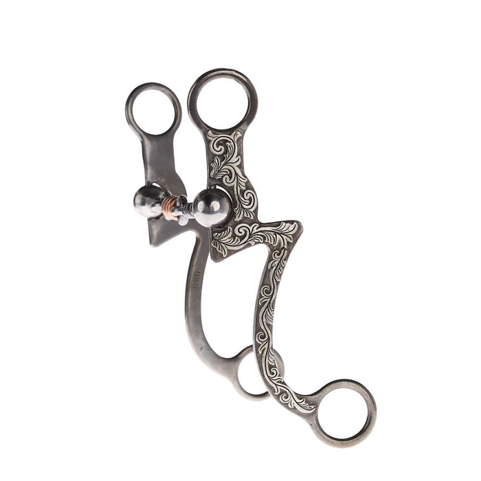 NRS Silver Seven Twisted Wire Copper Dog Bone Shank Bit