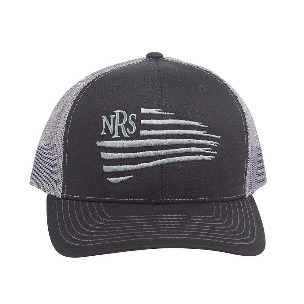 NRS Ranch Flag Black and Charcoal Cap