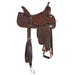 Martin Saddlery Chocolate Roughout Crown C Barrel Saddle