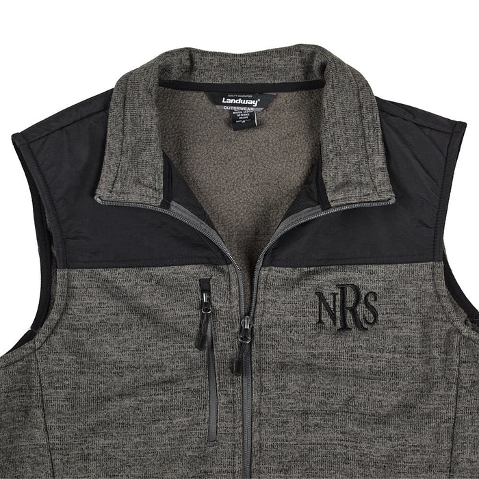 NRS Ohio Charcoal Fleece Sweater Vest