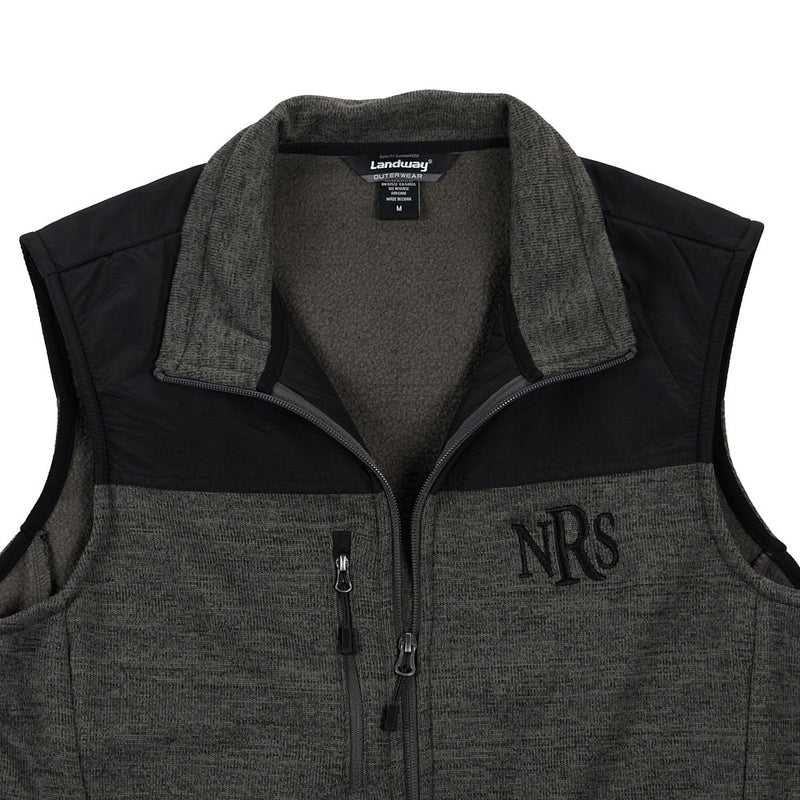 NRS Texas Charcoal Fleece Sweater Vest