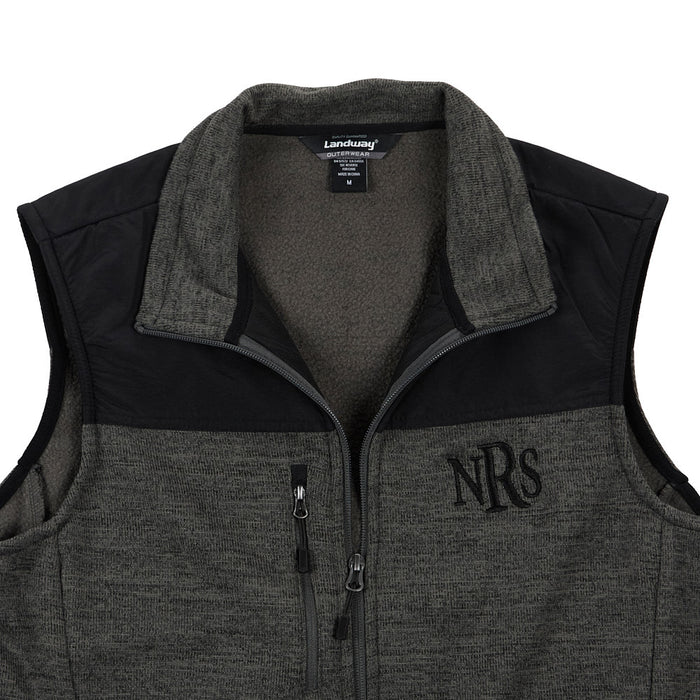 NRS Texas Charcoal Fleece Sweater Vest
