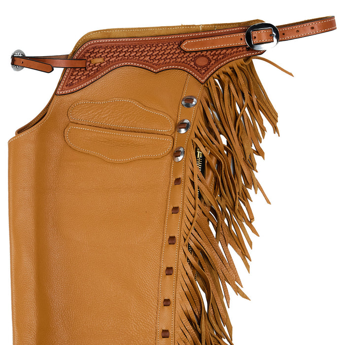NRS Sunset Tan and Brown Lace Large Chaps