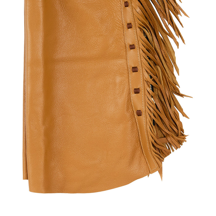 NRS Sunset Tan and Brown Lace Large Chaps