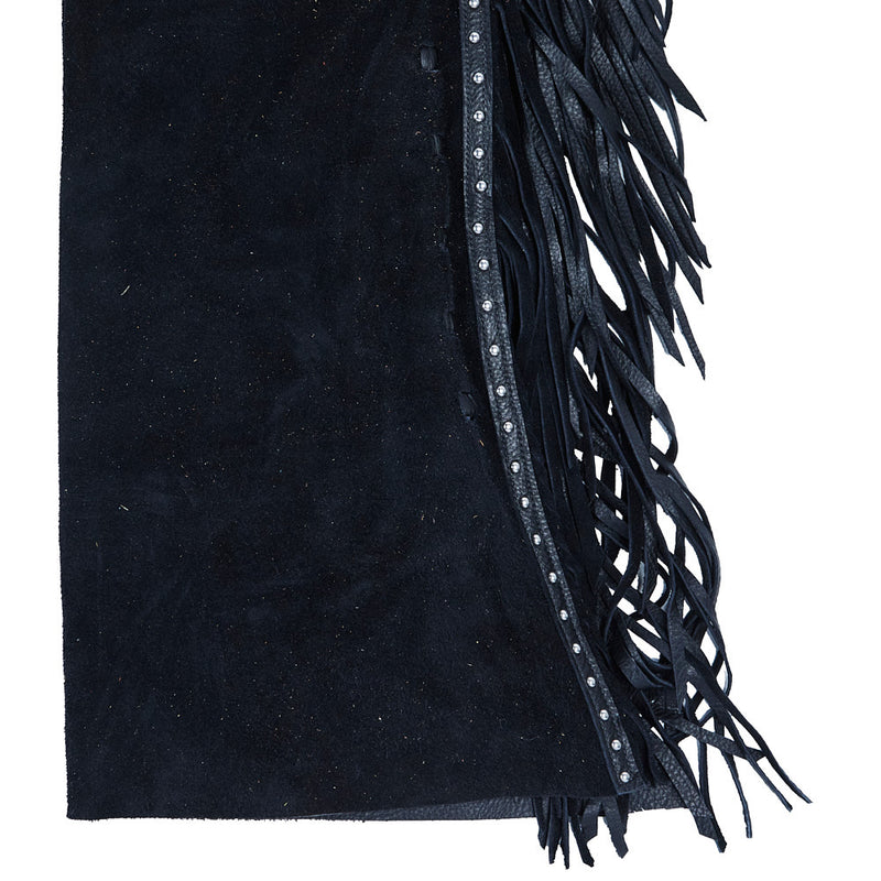 NRS Black Silver Spot Medium Chaps