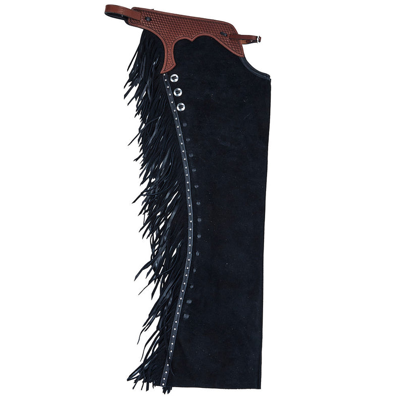 NRS Black Silver Spot Medium Chaps