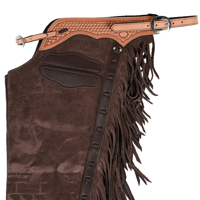 NRS Roughout Chocolate Lace Medium Chaps