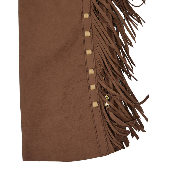 NRS Taupe and Cream Lace Medium Chaps