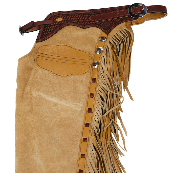 NRS Tan and Rust Lace Medium Chaps