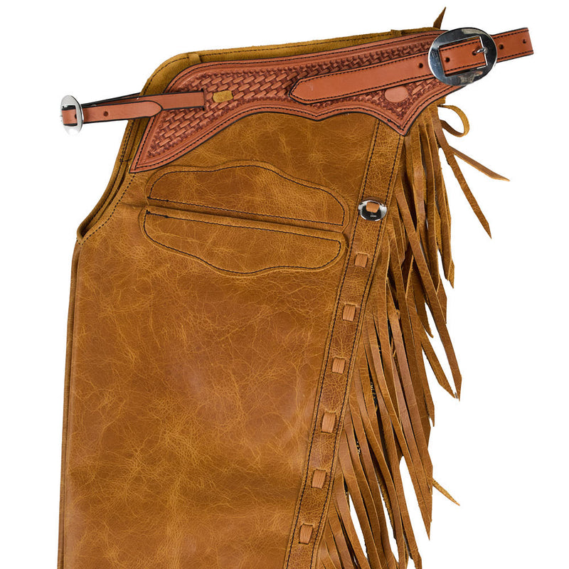 NRS Smoothout Mustard and Tan Lace Small Chaps