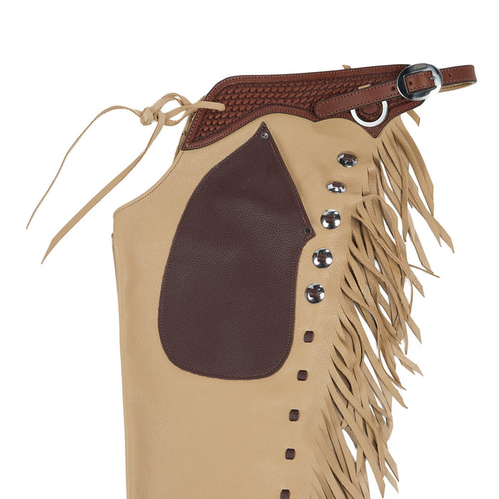 NRS Tan and Chocolate Lace Small Chaps