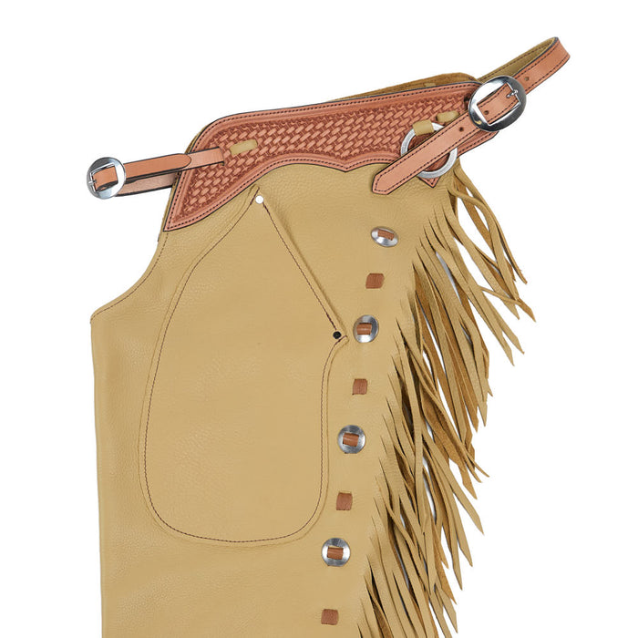 NRS Tan and Saddle Tan Lace Small Chaps