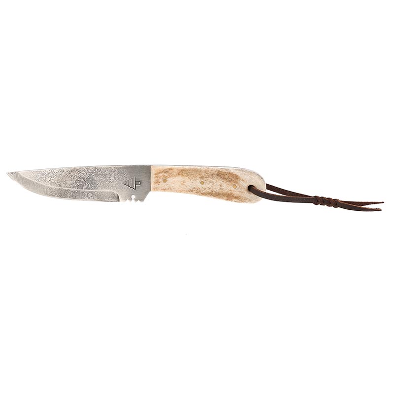 Nrs Ranch Knives Cowtown Knife Abilene w/ Plain Leather Pancake Sheath