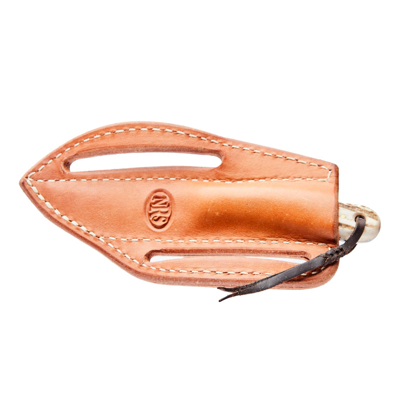 Nrs Ranch Knives Al Knife with Plain Leather Sheath NRS-APKPS