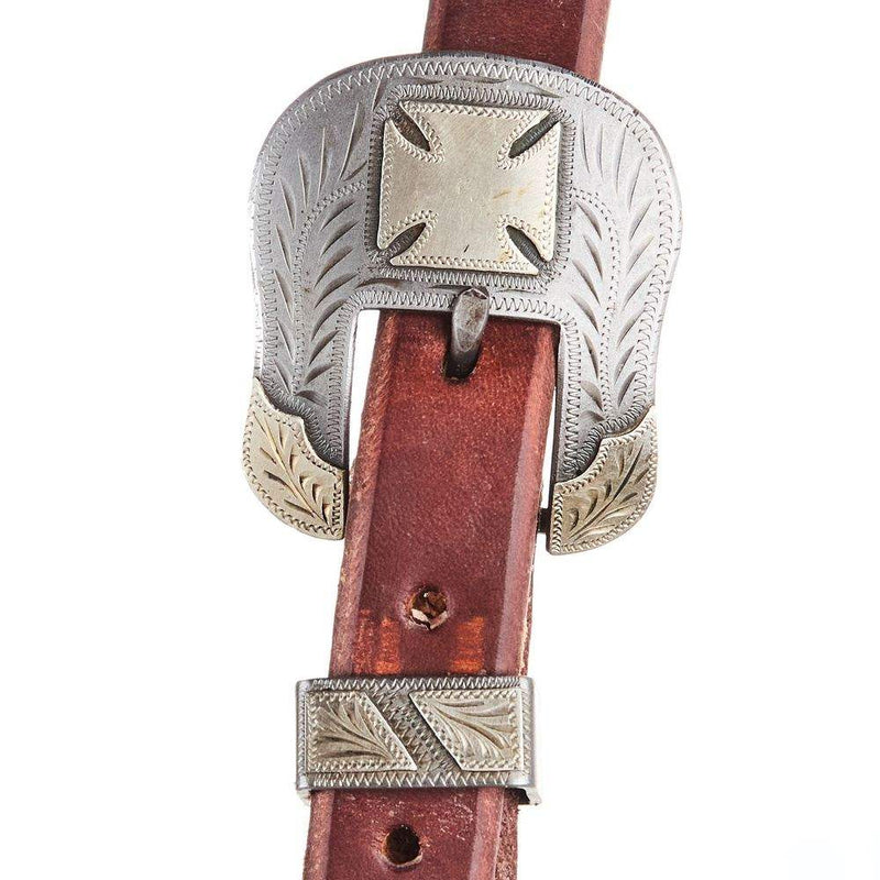 Cowperson Tack 3/4`` Wide Cross Buckle Slit Ear Headstall