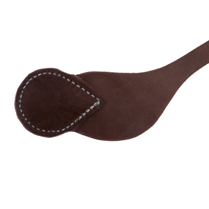NRS TACK Oiled Hermann Oak Button Cover Men`s Spur Straps