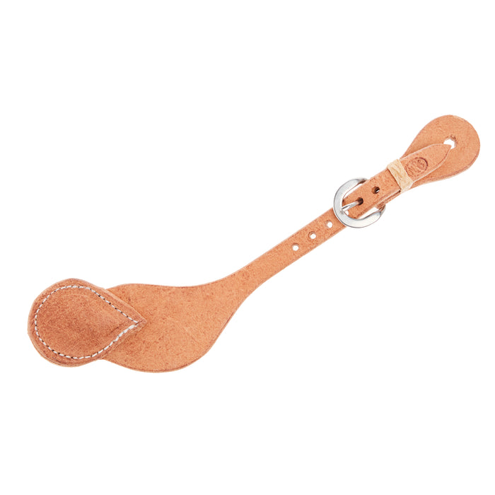 NRS TACK Natural Roughout Hermann Oak Button Cover Mens Spur Straps