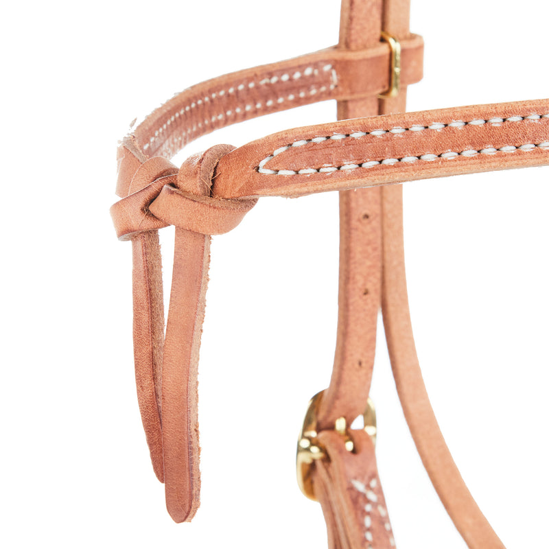 NRS TACK Knotted Browband Headstall with Quick Change Buckles