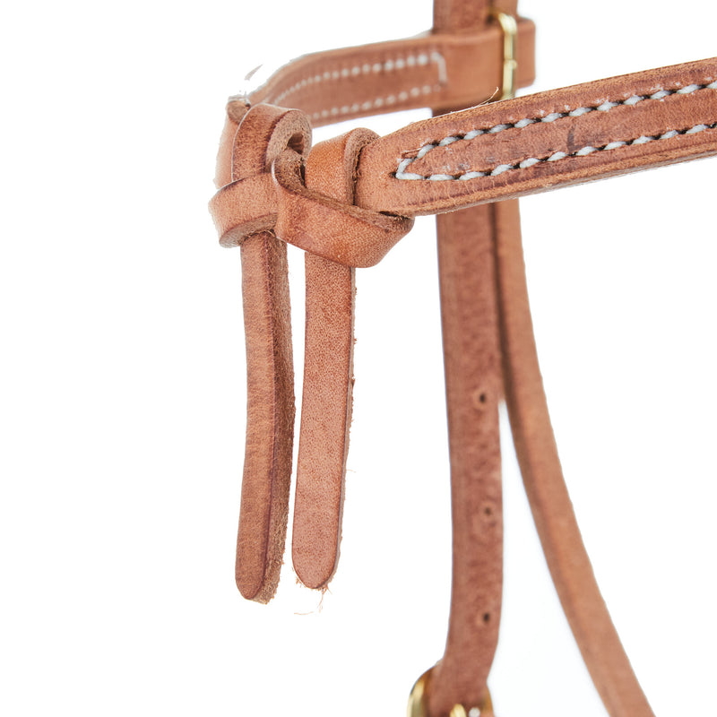 NRS TACK Knotted Browband Headstall with Quick Change Box Loops
