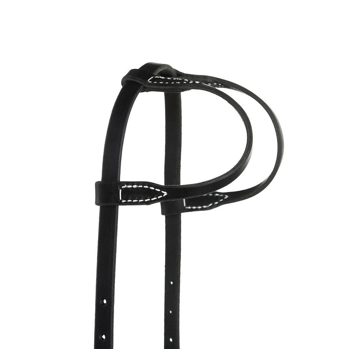 NRS Tack Black Double Ear Headstall