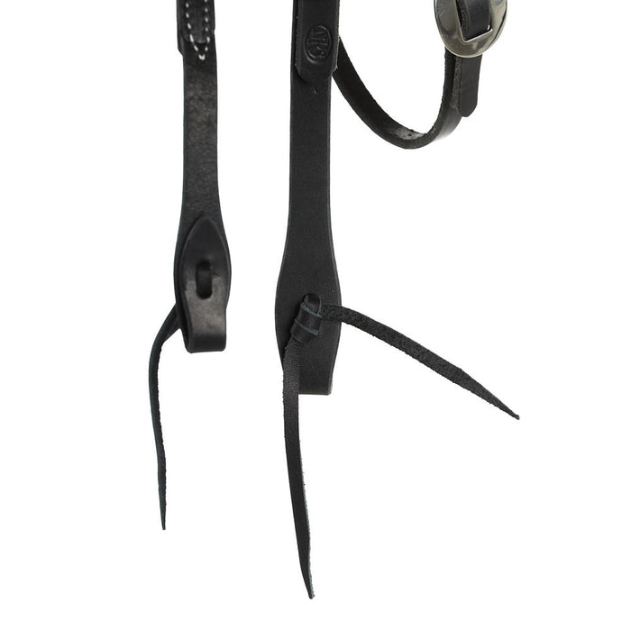 NRS Tack Black Knotted Browband Headstall